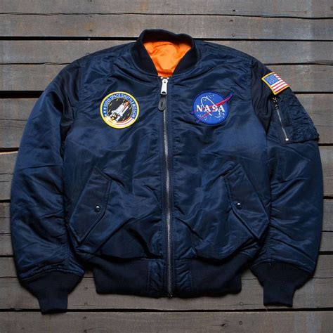 replica blue alpha ma-1 flight jacket large tall lt|ALPHA MA.